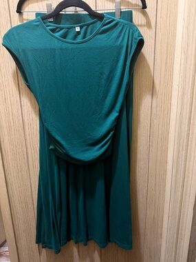 Elegant Green Women's 2 piece set  - Versatile Everyday Style